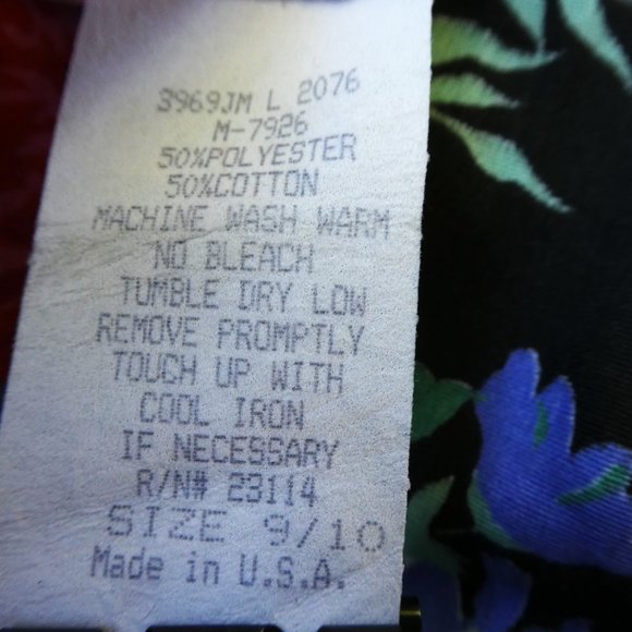 Vintage Floral Midi Halter Sundress Avon Fashions Full Button Front Fit Flare M - Picture 11 of 11